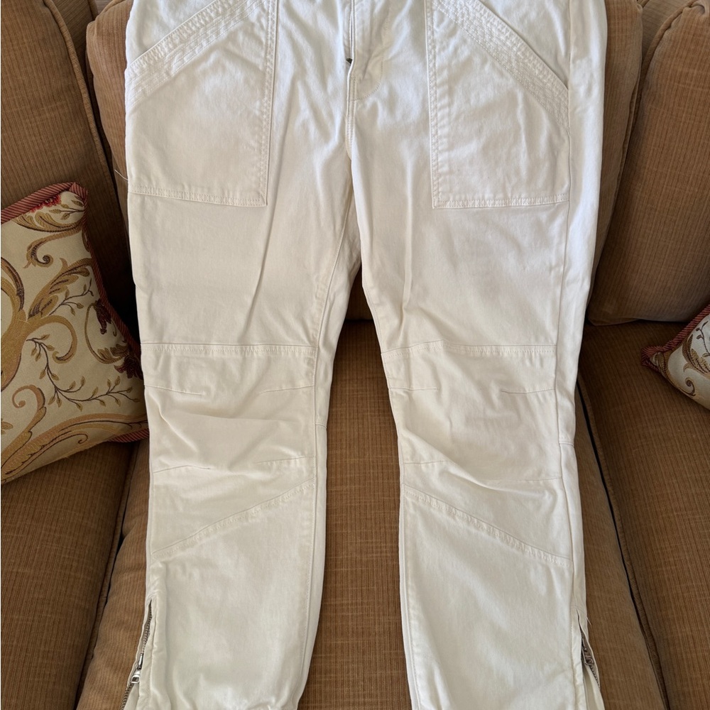 Frame Denim Women's Cream Ankle Jeans